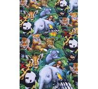 MoonyLI Dibujos animados acolchado de tela de algodón para mascotas perros lindos animales dibujos animados tela de algodón Patchwork Fat Quarter Bundle 45 x 50 cm