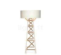 Moooi Construction Lamp, lámpara de pie, madera/blanco