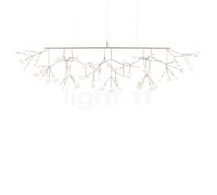 Moooi Heracleum lineal, lámpara de suspensión LED, cobre - longitud del cable 400 cm