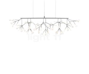 Moooi Heracleum lineal, lámpara de suspensión LED, níquel - longitud del cable 400 cm