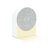 MOOOV 477355 - Despertador Luminoso, 4 en 1, con Ruido Blanco, Ayuda para conciliar el sueño, luz de Lectura con Intensidad Ajustable, Altavoz 5W