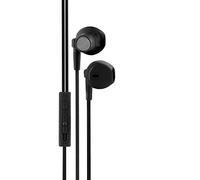 mooov 493166 - Auriculares con Cable 1,2 Metros y micrófono in-Ear, Sonido estéreo Galaxy, Huawei, XiaoMi, PC, MP3/MP4 Android y Dispositivos con Conector Jack 3,5 mm, Negro