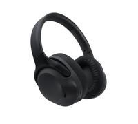 mooov 618323 - Auriculares Inalámbricos ANC con Cancelación Activa de Ruido, Diadema Bluetooth 6.0, Plástico 100% Reciclado, Micrófono Integrado, Audio Espacial, hasta 30 h, Plegables, Negro