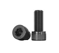 MOOPW Clase 12,9 Acero aleado Pernos de cabeza cilíndrica Hexagonal interno Tornillos de cabeza de taza Alta resistencia Pernos de máquina M1.6 x 5mm 50 pcs