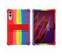 MOOPW Funda para Lenovo Tab Yoga Tab 11 Modelo TB710FU Tablet 11.1 Pulgadas Silicona Ajustable Soporte Apto para niños Cáscara de Goma Protector Fundas Blandas