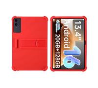 MOOPW Funda para Teclast T65 Tablet 13.4 Pulgadas Versión 2025 Silicona Ajustable Soporte Apto para niños Cáscara de Goma Protector Fundas Blandas