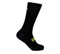 Mooquer Calcetines de Ciclismo Altos Transpirables Bordados Noir Classy Evo II Negro Carretera, Gravel y MTB (FR/ES, Números, 40, 42, Regular, Alto, Negro)