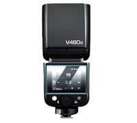 MOORDIEL Protector de Pantalla para Flash Godox V480 y Serie V1 Mid - Cristal Templado HD para V480C/S/N/F/O, V1 Mid-C/N/S/F/O, Resistente a Arañazos y Huellas