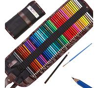 Moore: Lápices De Colores Artísticos. Set De 48 Piezas Colores Vibrantes Pre-Afilados Para Adultos Y Niños, Con Sacapuntas De Aleación Metálico De Kum Gratis
