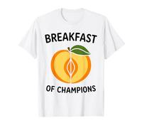 Moorning Funny Adult Sport Quote Breakfast of Champions Camiseta