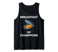Moorning Funny Adult Sport Quote Breakfast of Champions Camiseta sin Mangas
