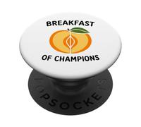 Moorning Funny Adult Sport Quote Breakfast of Champions PopSockets PopGrip Adhesivo