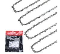 Moorstdel 4 cadenas de sierra de 3/8 pulgadas LP 1,3 mm 52 eslabones para carril de 35 cm, cadena de repuesto profesional, compatible con motosierras MS 170, MS 180 MS 211, MS 230 y otras