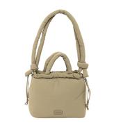 MOOS CÁPSULA ACOLCHADO BEIGE - Bolso Acolchado, Bolso de Mujer, Shopping Bag, Cómodo y Versátil, Calidad y Resistencia, 24x11x24 cm