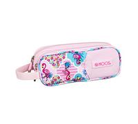 Moos Flamingo Pink Oficial Estuche Escolar 210x60x80mm