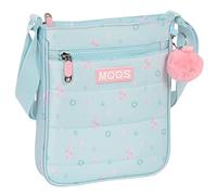 MOOS M431, Bolsillo Exterior, Maletín Portatodo, Bandolera, Cómoda y Versátil, Calidad y Resistencia, 21x4.5x25 Unisex niños, Azul Turquesa, Estándar