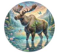 Moose 1000 Pieces Jigsaw Puzzles For Adults Educational Games Stress Relieving Entertainment Exercise The Memory of The Brain for Family Decorations 1000pcs (67.5x67.5cm)