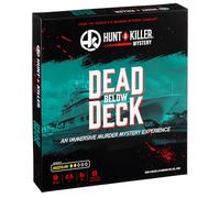 Moose Games Hunt A Killer Mystery Dead Under Deck. Un Juego de Misterio de Asesinato inmersivo Utiliza la evidencia Realista y los Documentos para atrapar al Asesino de 1 a 5 Jugadores a Partir de 14