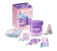 Moose Gui Gui Clear Slime Set: Morado, Modelado y Nivelado de Slime