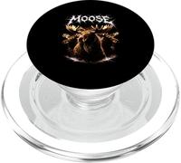 Moose Heavy Metal 80s Animal Rock Música Concierto Rock N Roll PopSockets PopGrip para MagSafe