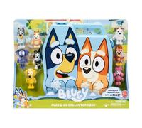 moose toys Bluey Storage Case with 8 Toy Figures - Playset