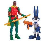 Moose Toys Space Jam: A New Legacy - Dúo dinámico - Lebron James de 12 pulgadas (Robin) y Bugs Bunny de 9 pulgadas (Batman), multicolor, (14647)
