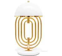 Moosee Bottega lámpara de sobremesa 2x5 W blanco-oro MSE010300151