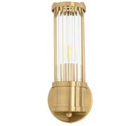Moosee Pilar lámpara de pared 1x40 W transparente-oro MSE010400192