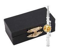 mootea Clarinete Broche, Chapado Clarinete Broche, Mini Flauta Accesorio Musical