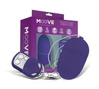 MOOVE Huevo Vibrador con Contol Remoto Tamaño Mediano Púrpura 50 g