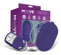 MOOVE Huevo Vibrador con Control Remoto Tamaño Mediano Negro 50 g