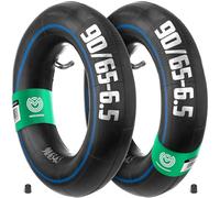 MOOVMOOV - 2 Cámaras de Aire 90/65-6.5 (11 Pulgadas) para Patinete Eléctrico - Válvula de Codo 100/90 | Compatible con Neumático Inflable 90/65-6.5 Off-Road, Slick y Road.