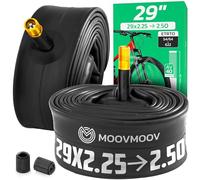 MoovMoov Cámara de Aire de 29 Pulgadas - para neumáticos 29x2.25, 29x2.30, 29x2.35, 29x2.40 y 29x2.50 con ETRTO de 56-622 a 64-622 - Pack de 2 - para Bicicleta