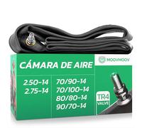 MoovMoov Cámara de Aire para Neumáticos 70/90-14, 70/100-14, 80/80-14, 90/70-14, 2.50-14 y 2.75-14 - Scooter, Pit Bike, Mini Moto Cross, Ciclomotor, Dirt Bike - 14 Pulgadas