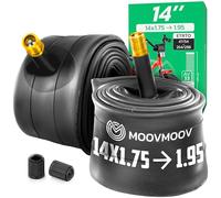 MOOVMOOV Cámaras de Aire 14 Pulgadas - Compatible con Neumáticos 14x1.75 y 14x1.95 (ETRTO 47-254 a 54-254) - Pack de 2 - Válvula Schrader - Bicicleta y Más