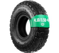 MOOVMOOV - Neumático Inflable 4.10/3.50-4 - A Instalar con Cámara de Aire - Compatible con Carretillas, Diablos, Carros de Golf, Cortacéspedes, Carros de Mano, Remolques de Jardín, Otros