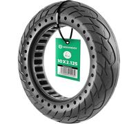MOOVMOOV Rueda Maciza 10x2.125 - Para Patinete Eléctrico Pure Air, SoFlow S06, Vivobike S2 & S3 Max, etc. - Neumático Antipinchazos de 10x2.125 pulgadas.
