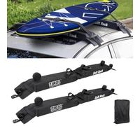 MOOWI 2 Piezas Baca Coche para Porsche Panamera 4/4S/Turbo/E-Hybrid, Impermeable Tela Oxford 600D Portaequipajes de Techo Suave para Equipaje Tablas de Surf Esquís