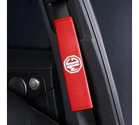 MOOWI 2Piezas Protector Cinturon Coche para MG Zs Ev HS GS GT TF ZR 3 5 6 7 Ezs Ehs Mg3 Mg6, Transpirables Almohadilla Cinturon ProteccióN Funda para Cinturón de Seguridad Cubre Cinturones Coche