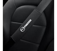 MOOWI Almohadillas para Cinturón de Seguridad para Mazda 3 4 6 CX-3 CX-5 CX-9, Protector Cinturón Seguridad Coche Cuero, Acolchado cinturón Seguridad para Cabeza/Cuello,C