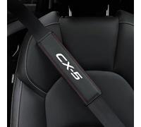 MOOWI Almohadillas para Cinturón de Seguridad para Mazda CX-5, Protector Cinturón Seguridad Coche Cuero, Acolchado cinturón Seguridad para Cabeza/Cuello