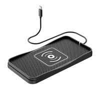 MOOWI Cargador Inalámbrico Coche para Fiat Novo UNO Mille, 20W Alfombrilla de Carga Rápida Antideslizante Cargador Inalámbrico para Coche,A 30cm Cable Type-C Plug