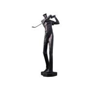 MOOWI Decoraciones de estatuas Esculturas de Figuras abstractas artísticas, Decoraciones Creativas for Sala de Estar, escritorios y gabinetes de Estudio Objeto de decoración del hogar(Negro)