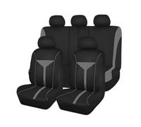 MOOWI Funda Asiento Coche para Honda CR-Z 1.5 i-VTEC (114 HP) 2010 2011 2012 2013, Algodón Elástico Suave Transpirables y Cómodas Protección 4 Estaciones,A Grey