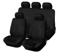 MOOWI Funda Asiento Coche para Mercedes Benz B 180 B 200 B 250 B 35 AMG, Cómodo Delanteros Y Traseros Juegos De Cubreasientos Protector de Asiento Interior Accesorios,A-Black