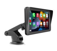 MOOWI Pantalla Carplay Coche para BMW 1er E81 E82 E87 E88 F20 F21 F40 F52 116i M135i, 7 Pulgadas Portátil IPS Pantalla Automóviles Radio con Bluetooth Asistente de Voz