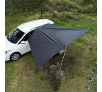 MOOWI Toldo Coche para Toyota Camry AurisAygo Yaris Corolla Supra Highlander, Impermeable Protección Solar Toldo Furgoneta Camper con Ventosas para Camping Viajes Playa Picnic,L 2.5m*4m