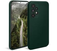 Moozy Minimalist Series Funda Silicona para Samsung A33 5G, Verde Oscuro con Acabado Mate, Cover Carcasa de TPU Suave y Fina Cubierta del Teléfono Móvil