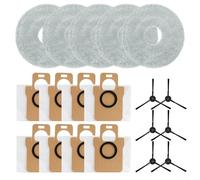 Mop Cloth - Juego de cepillos laterales para aspiradora JONR para T5 Pro, limpieza mejorada, paños absorbentes, fácil eliminación de polvo, cepillos laterales robustos para aspiradora doméstica (A)