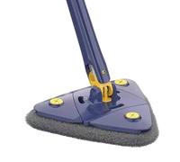 Mop de suelo de microfibra - fregona de polvo ajustable giratoria, limpiador en seco y húmedo con mango extensible para el hogar | Taft lavables reutilizables CHENILLE Secador para el polvo en